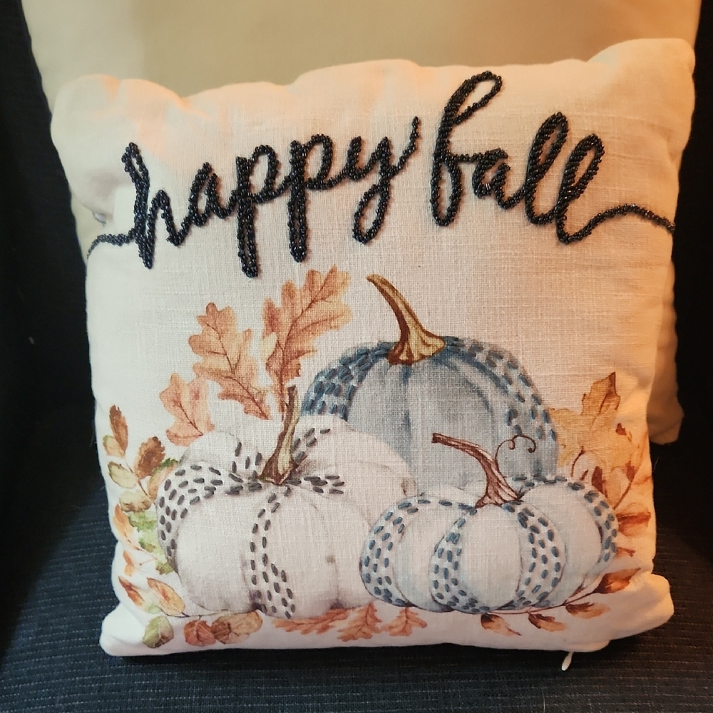 Happy Fall Decorative Pillow